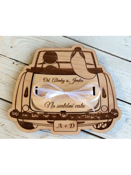 Wedding car - gift box for money