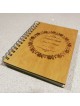 Wooden wedding diary