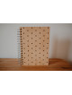 DOTTED WOODEN NOTEBOOK