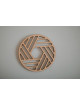 Wooden geometric coasters